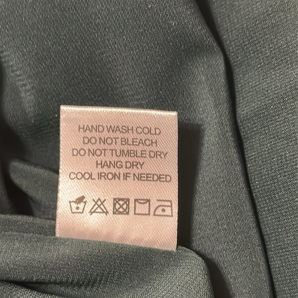 Lovers + Friends Womens Kennedy One Shoulder Mini Dress in Emerald Sz Large - Picture 13 of 13